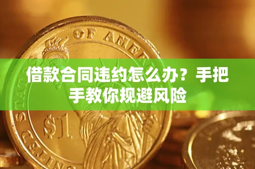 北京借款合同违约怎么办？手把手教你规避风险