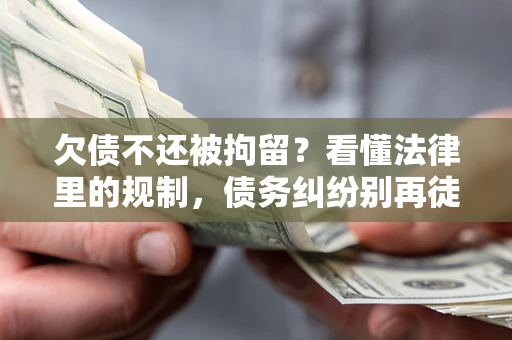 北京欠债不还被拘留？看懂法律里的规制，债务纠纷别再徒劳奔波