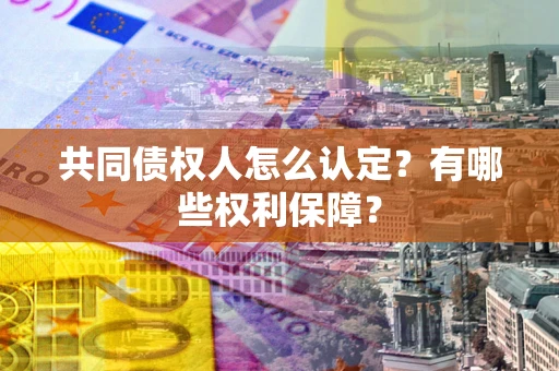 北京共同债权人怎么认定？有哪些权利保障？