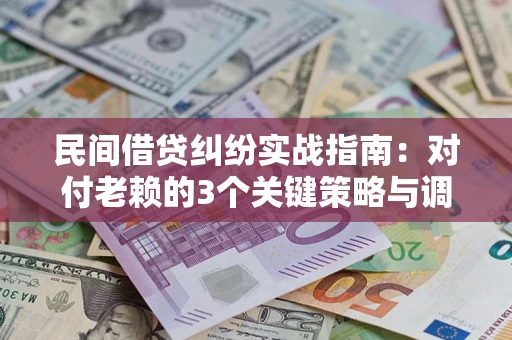北京民间借贷纠纷实战指南：对付老赖的3个关键策略与调解盲区解析