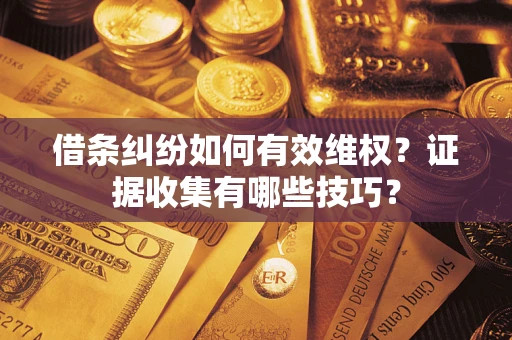 北京借条纠纷如何有效维权？证据收集有哪些技巧？