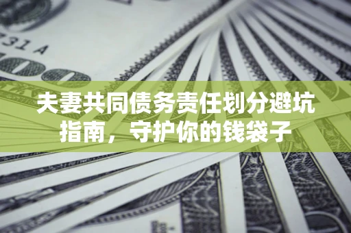 北京夫妻共同债务责任划分避坑指南，守护你的钱袋子