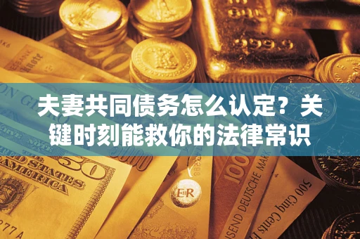 北京夫妻共同债务怎么认定？关键时刻能救你的法律常识